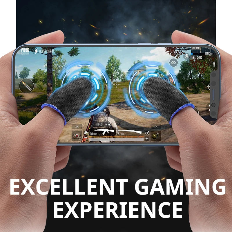20/40pcs Game Fingertip Gloves For PUBG Mobile Games Touch Screen Finger Cover Sweatproof Anti-slip Touch Screen Finger Gloves