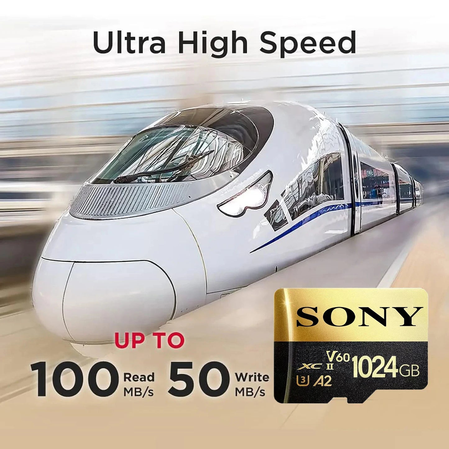 Original SONY Memory Card 1TB 64GB 128GB Class10 512GB 100MB/s UHS-I Flash Micro SD Card C10 Ultra A1 Micro SD HC/SDXC
