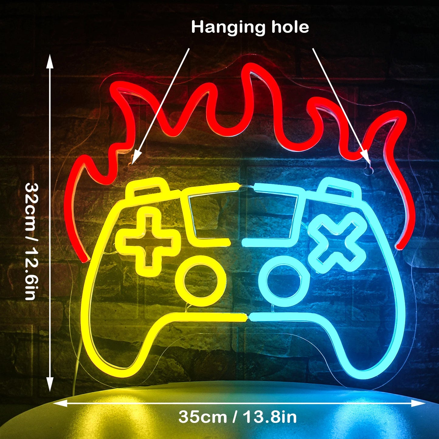 Game Room Neon Sign Led Lights Up Sign Home Gaming Lighting For Men Cave Game Room Party Birthday Bedroom Decoration Light Gifts