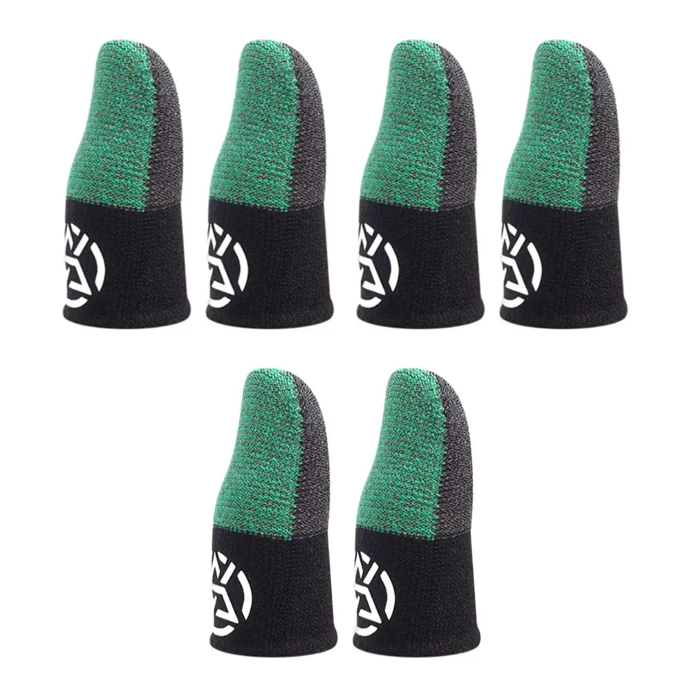 1-20Pairs Mobile Finger Sleeve Breathable Thumb Gloves Sweatproof Anti Slip Touch Screen Controller Finger Cover for PUBG Game