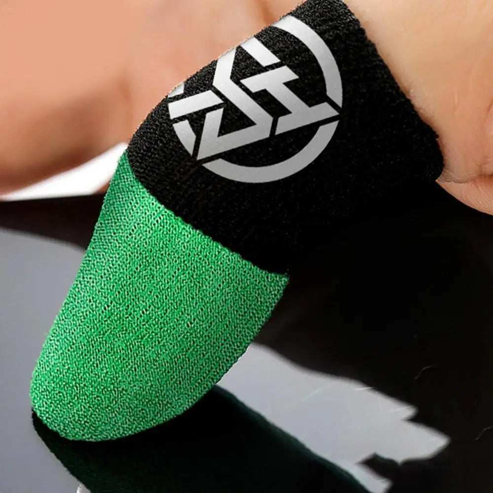 2 Pcs Mobile Game Fingertip Gloves Breathable Sweatproof Touch Screen Gaming Finger Sleeves Mobile Touch Glove For Gamer