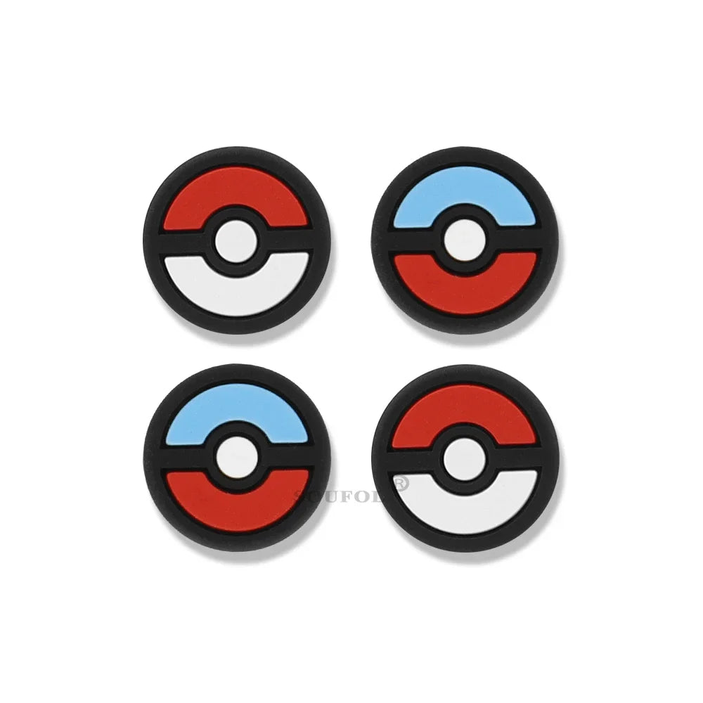 4pcs Silicone Soft Thumb Stick Grip Cap Joystick Cover For Psvita PS Vita PSV 1000 Fat/2000 Slim Protector Case Game Accessories