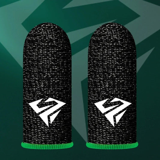2 Pcs Game Fingertip Gloves Sweatproof Anti-slip gamer thimbles Touch Screen Finger Sleeve Breathable  Fingertip Cover For Gamer
