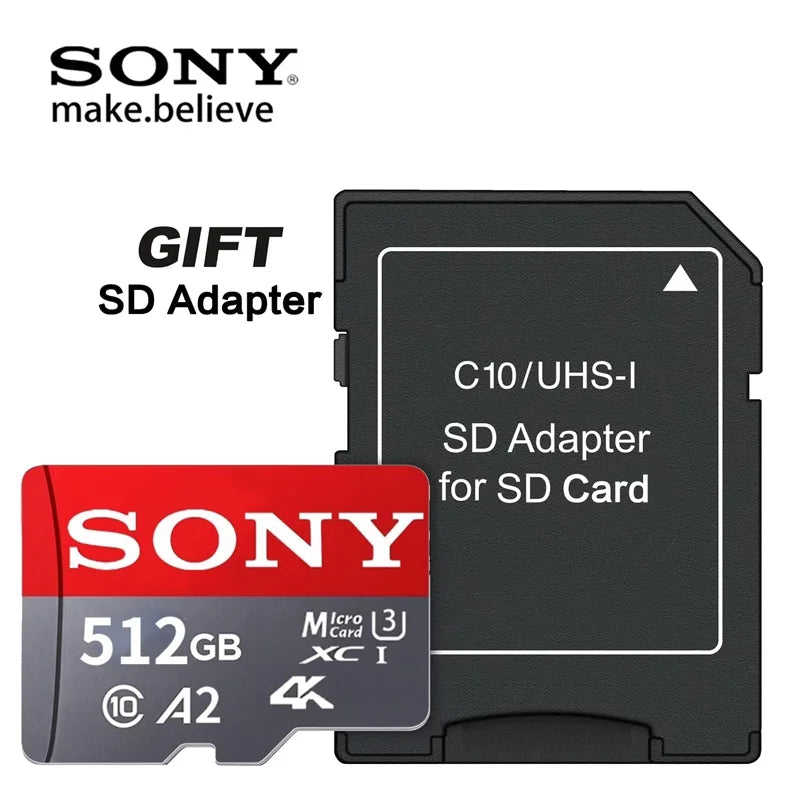 SONY Ultra Micro TF SD Card 1024GB High Speed C10 U3 V30 Memory Card For Drones Cameras SD Card 512GB 256GB 128GB TF Flash Card