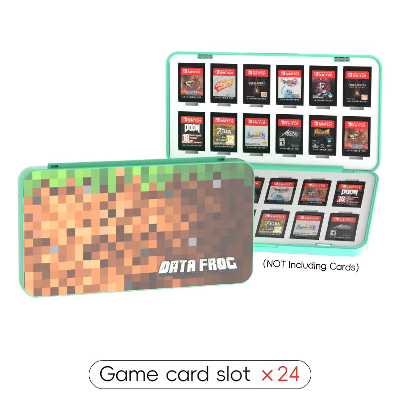 DATA FROG 24 in 1 Game Card Case Protective Holder Hard Shell Game Card Storage Box For Nintendo Switch/Lite/Oled Accessories