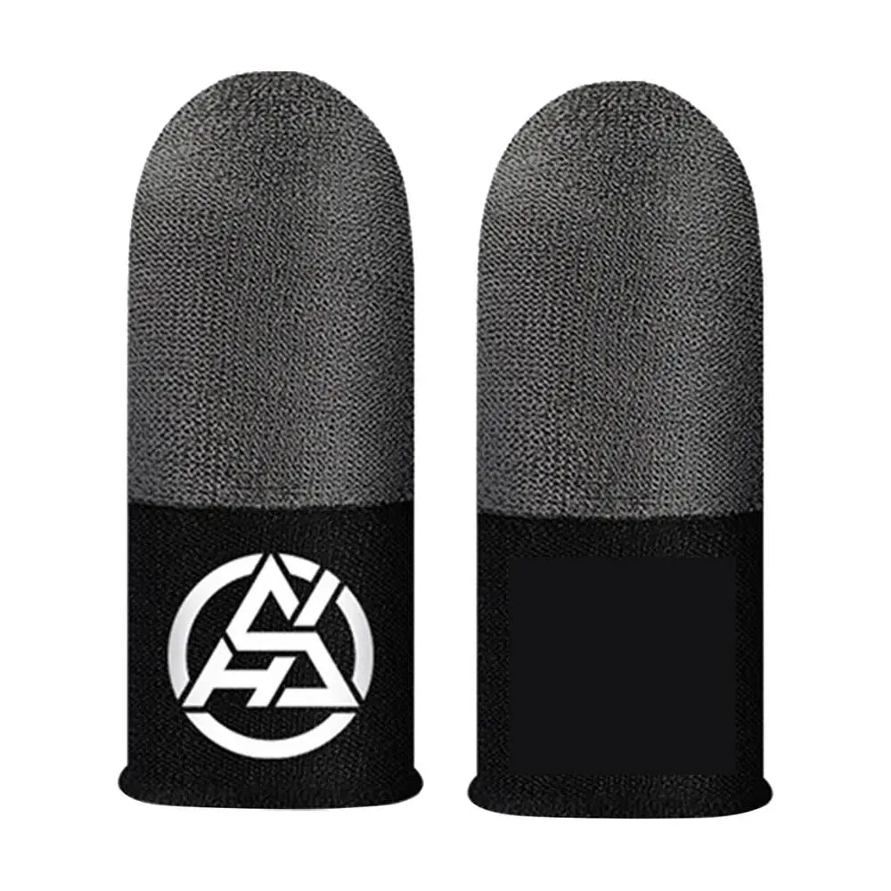 2 Pcs Mobile Game Fingertip Gloves Breathable Sweatproof Touch Screen Gaming Finger Sleeves Mobile Touch Glove For Gamer