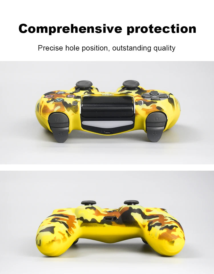 For SONY Playstation 4 PS4 Controller Protection Case Soft Silicone Gel Rubber Skin Cover For PS4 Pro Slim Gamepad