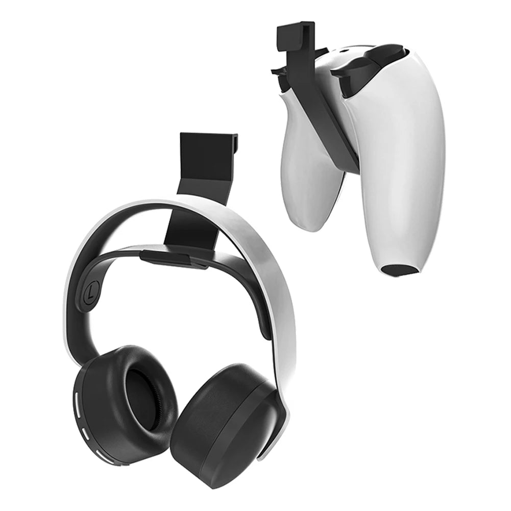 2pcs Headphone Headset Stand Hanger Controller Holder Hook Gaming Headset Stand Earphone Display Rack for PS5 Accessories