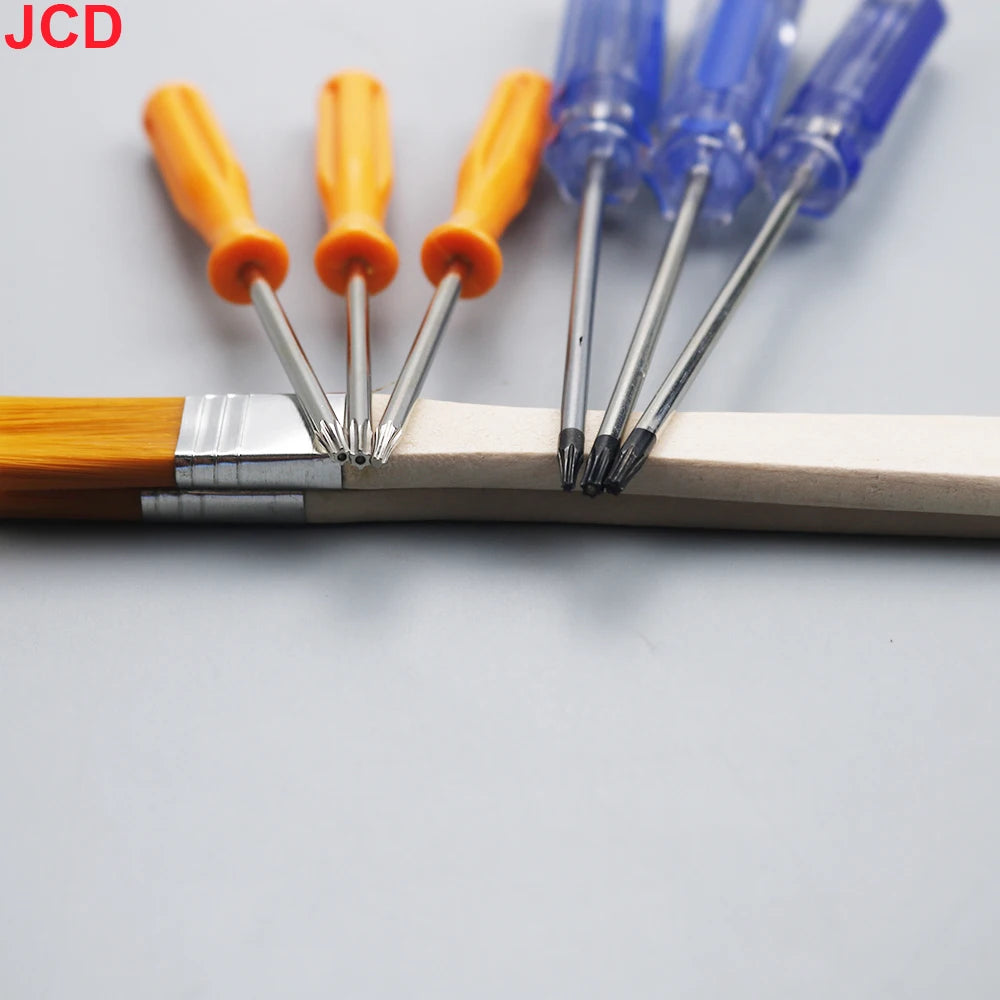 JCD For Xbox One 360 PS3 PS4 PS5 Series Screw Driver Torx T6 T8 T10 Security Screwdriver Tamperproof Hole Repairing Opening Tool