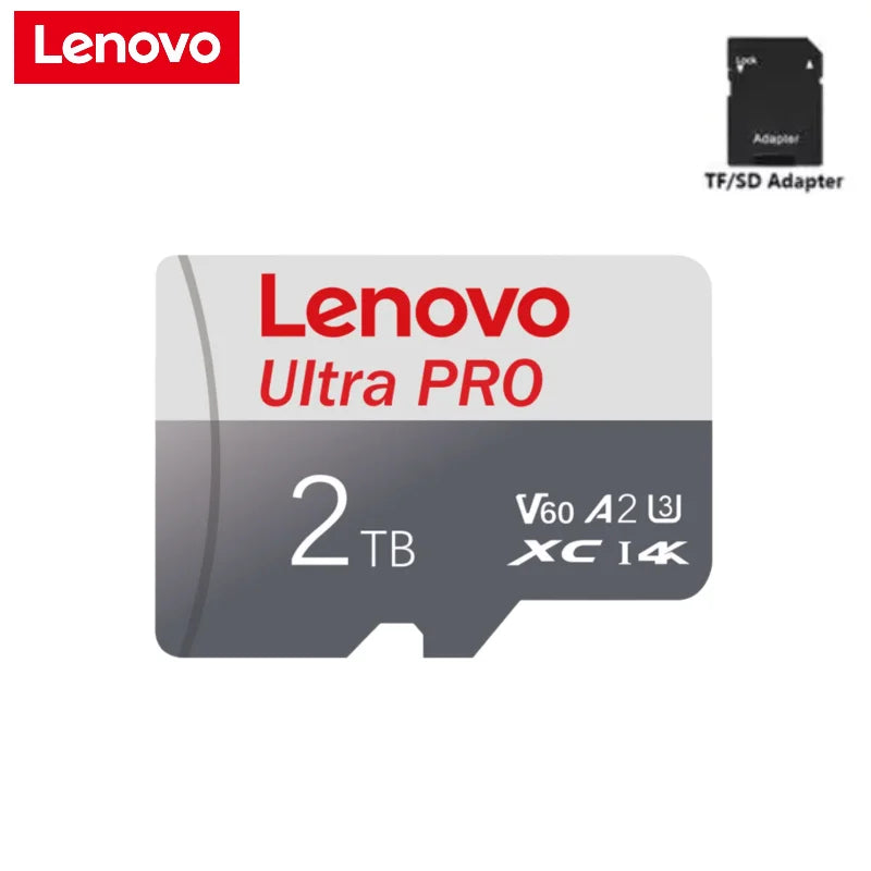Lenovo Micro SD Card Extreme microSDXC Memory Card UHS-I A2 U3 4K Video High Speed MicroSD Card for Camera GoPro DJI Nintendo