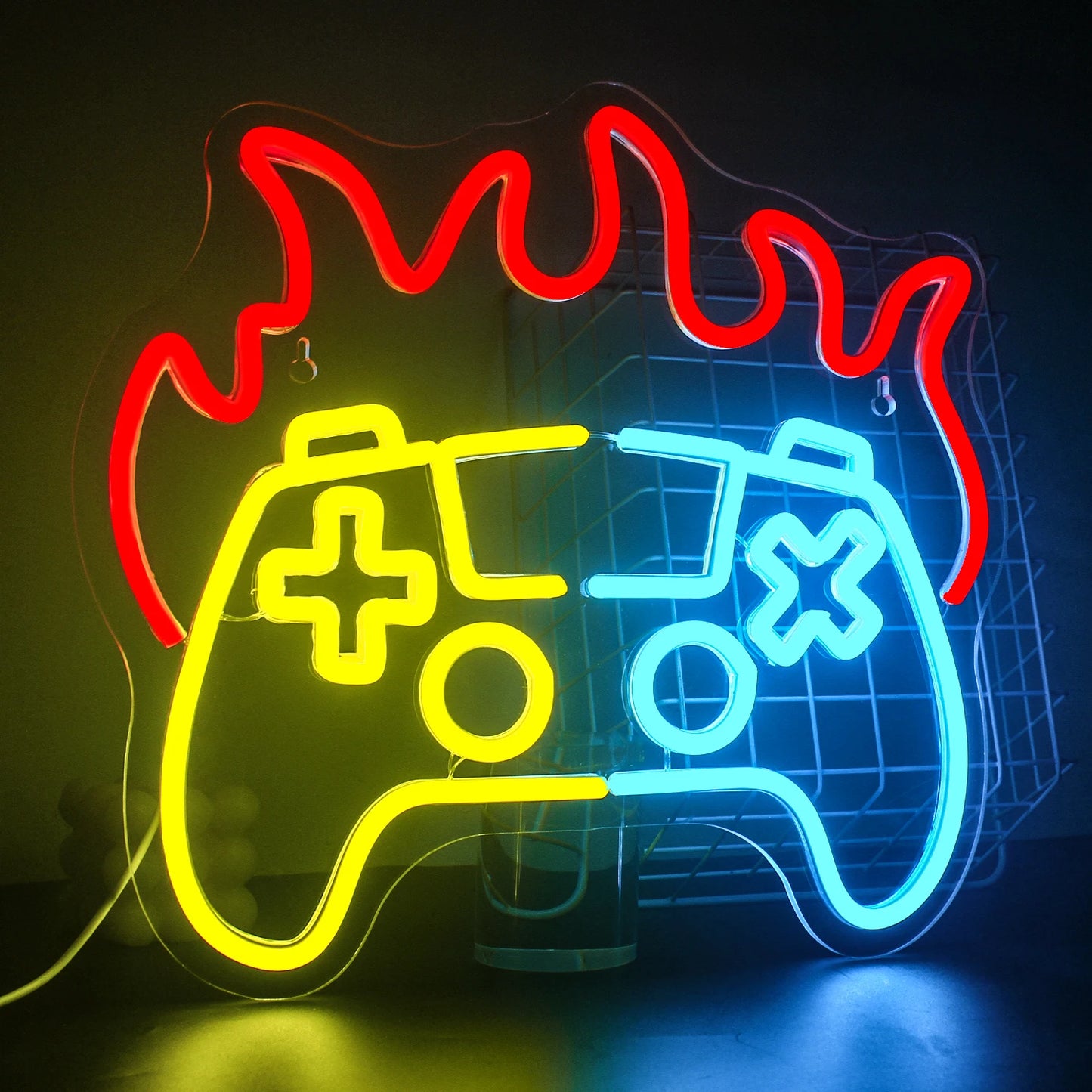 Game Room Neon Sign Led Lights Up Sign Home Gaming Lighting For Men Cave Game Room Party Birthday Bedroom Decoration Light Gifts