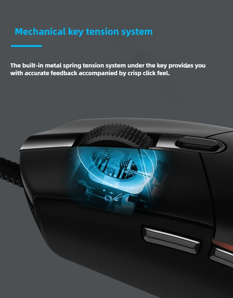 Logitech (G) G102 Gaming Mouse RGB Mouse Lightweight Design 200-8000DPI G102 Second Generation Ergonomic Mouse Computer Mouse