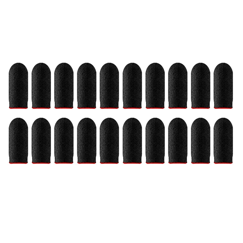 40pcs Mobile Game Fingertip Gloves For PUBG Gamer Sweatproof Anti-slip Touch Screen Finger Sleeve Breathable Gaming Finger Cover