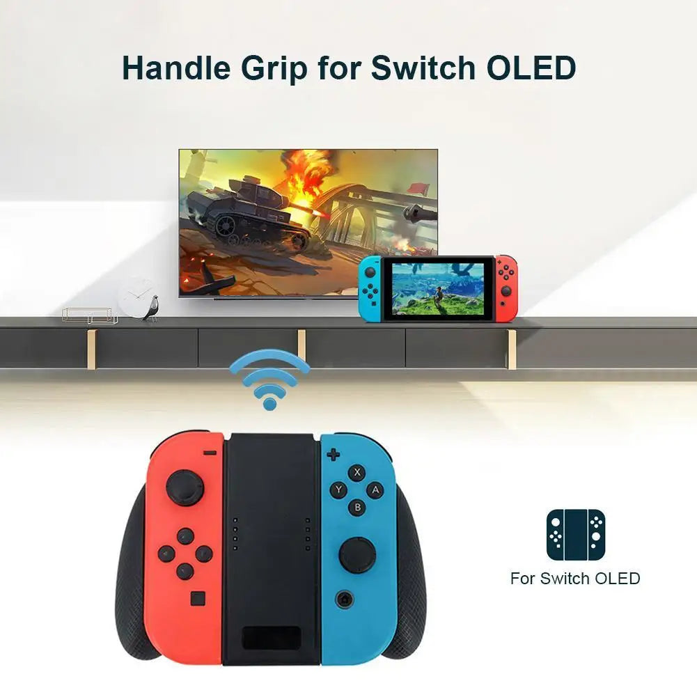 Controller Grip Handle Comfortable Gamepad Joypad Support Bracket Gaming Holder Joystick Accessories For Nintendo Switch OLED