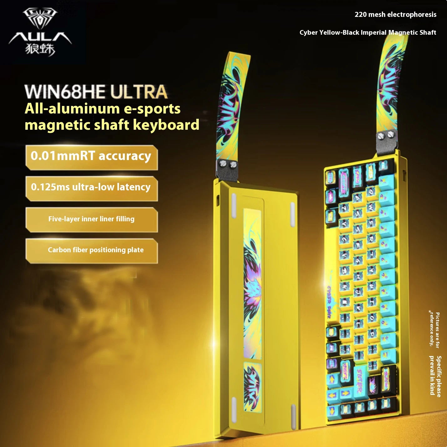 Aula Win60 Win68 He Magnetic Switch Keyboards 8K Gaming Mechanical Keyboard Wired Esports RGB Light Hot-Swap For Pc Gamer Gift