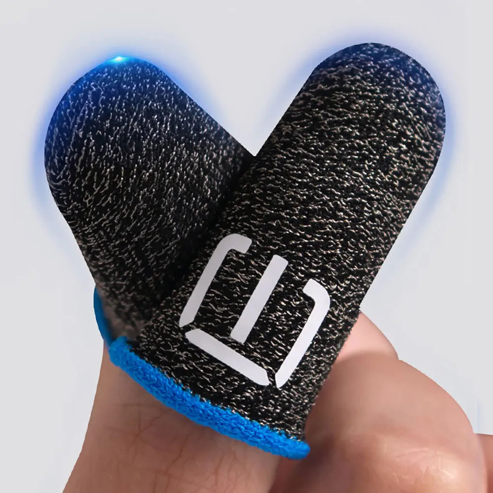 100-10PCS Finger Cover Game Controller For PUBG Sweatproof Anti-slip Fingertip Cover Thumb Gloves For Mobile Game