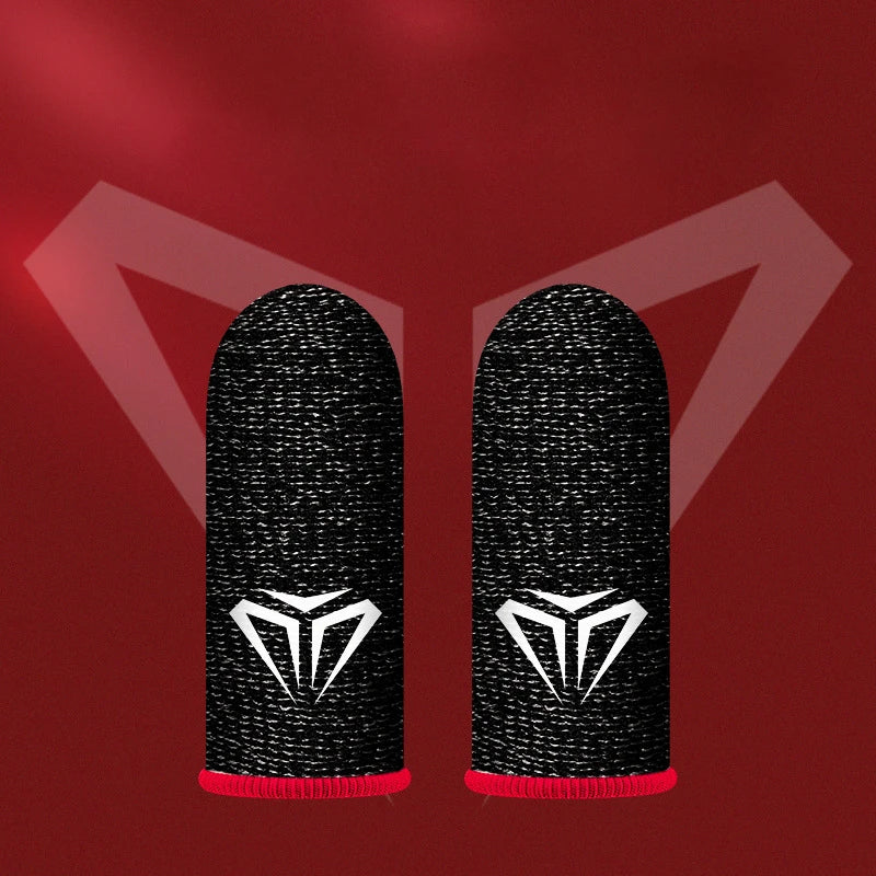 2 Pcs Game Fingertip Gloves Sweatproof Anti-slip gamer thimbles Touch Screen Finger Sleeve Breathable  Fingertip Cover For Gamer