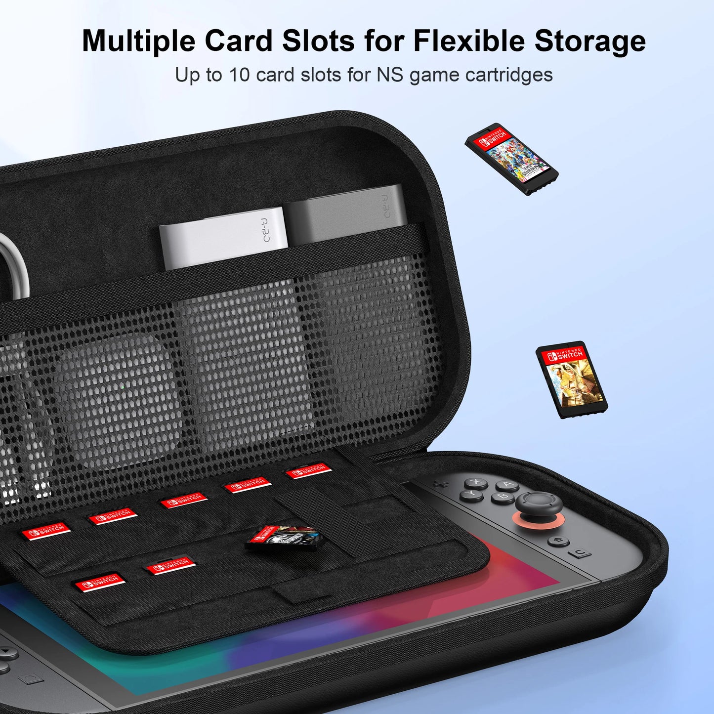 Storage Bag for Nintnedo Switch 2 Portable Hard Carrying Case Shockproof PU Cover for Switch 2 Game Console Accessories