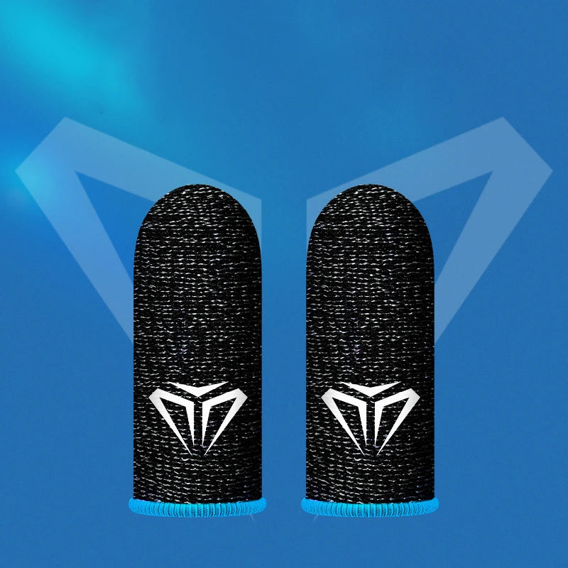 2 Pcs Game Fingertip Gloves Sweatproof Anti-slip gamer thimbles Touch Screen Finger Sleeve Breathable  Fingertip Cover For Gamer