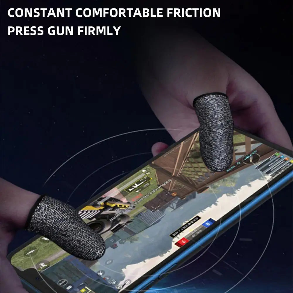 Gaming Finger Sleeve Breathable Fingertips For PUBG Games Anti-Sweat Touch Screen Finger Cots Cover Sensitive Mobile Touch Glove