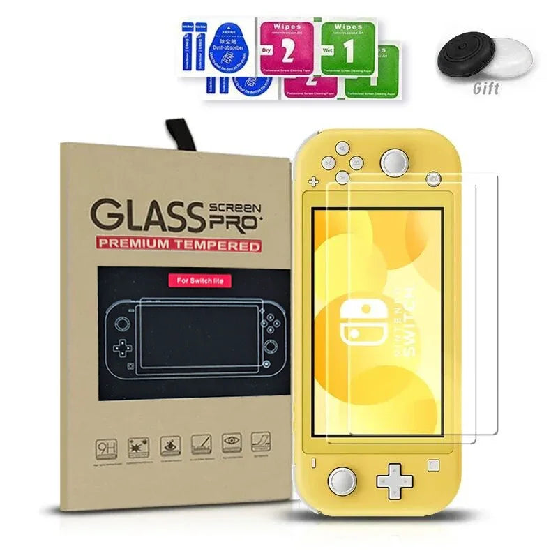 2PCS Protective Glass For Nintend Switch Tempered Glass Screen Protector for Nintendos Switch Oled Lite NS Accessories Film