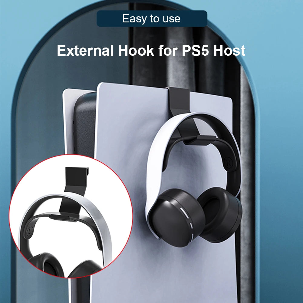 2pcs Headphone Headset Stand Hanger Controller Holder Hook Gaming Headset Stand Earphone Display Rack for PS5 Accessories