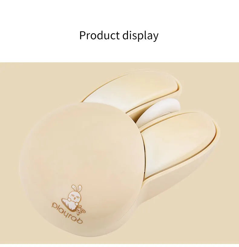 MOFII Wireless Silent Mouse, Cute Rabbit Design, 2.4 GHz USB Mini Receiver  Optical Mouse for Laptop, PC, Computer, Notebook
