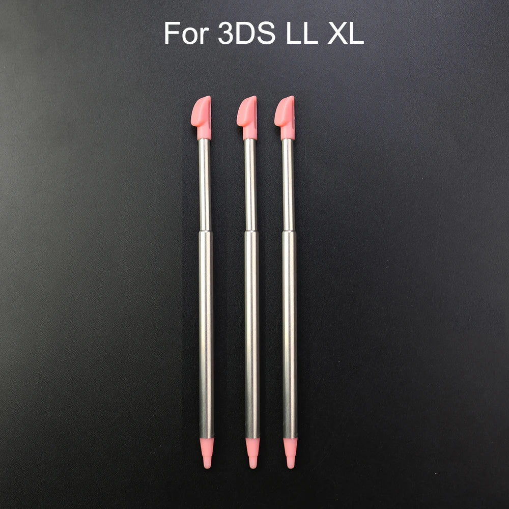3PCS Plastic Stylus Touch Screen Metal Telescopic Stylus Pen for Nintendo 3DS XLNDSI NDSL NDS New 2DS XL LL 2DS 3DS