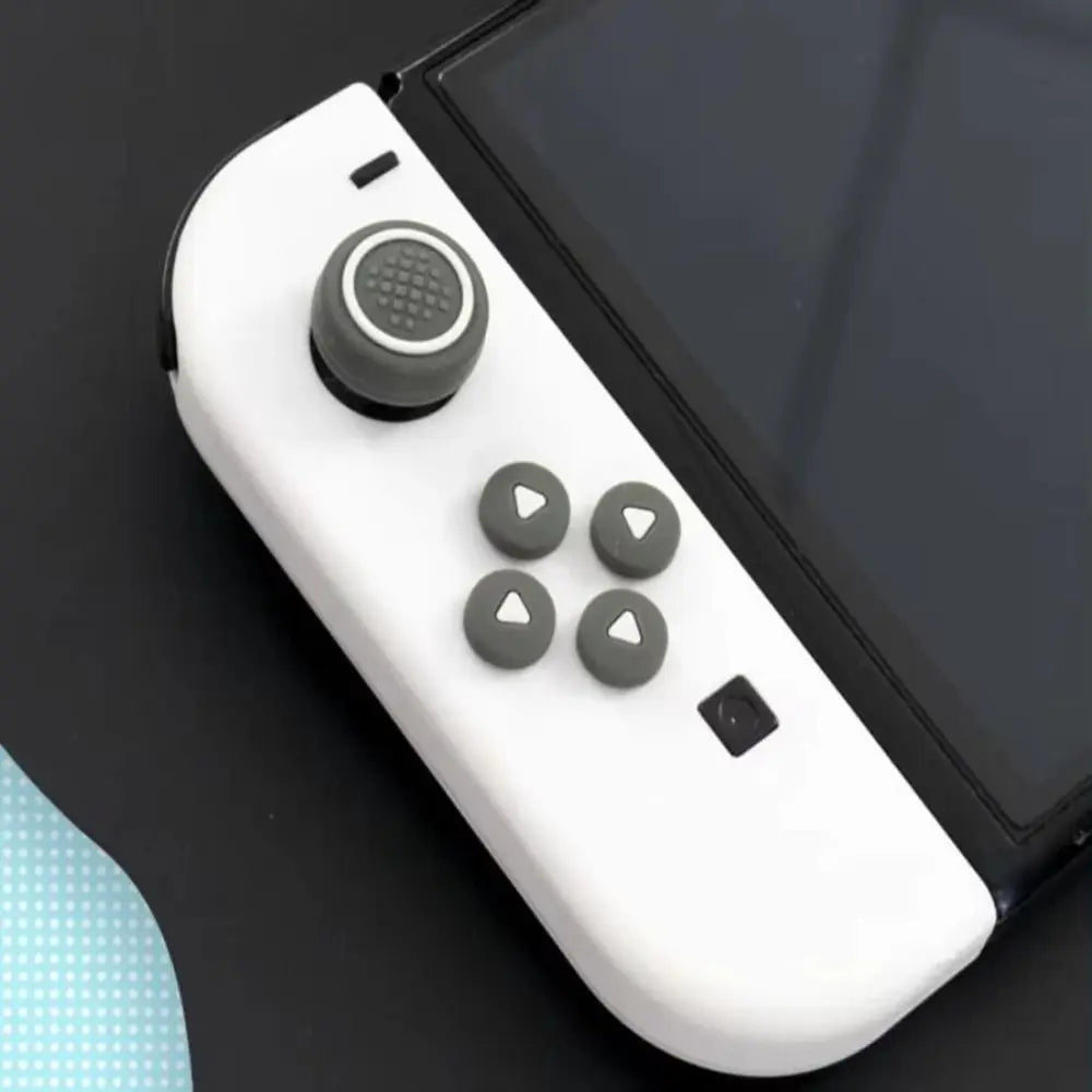 Fashion Silicone D-pad Cross Button Colourful Durable Skin Case Soft ABXY Key Sticker for Switch Oled NS Joy-con