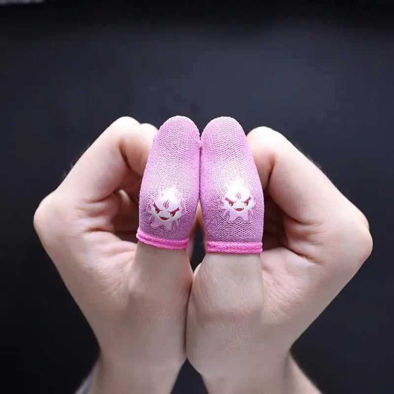 1Pair Finger Cover Suitable for PUBG Mobile Game Finger Cover Breathable Game Controller Touch Screen Game Thumb Gloves