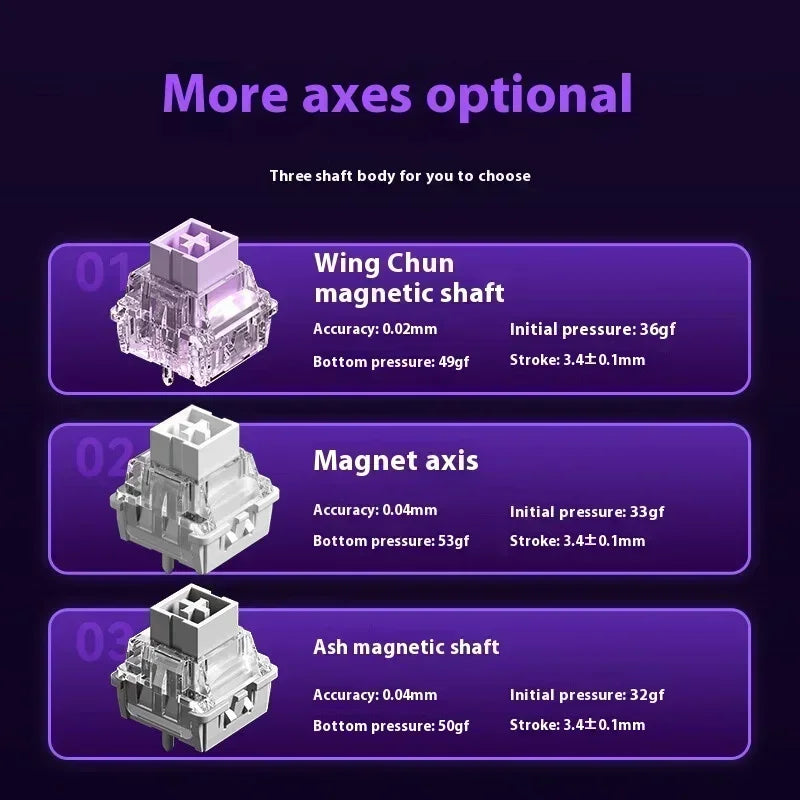 Aula Win60 Win68 He Magnetic Switch Keyboards 8K Gaming Mechanical Keyboard Wired Esports RGB Light Hot-Swap For Pc Gamer Gift