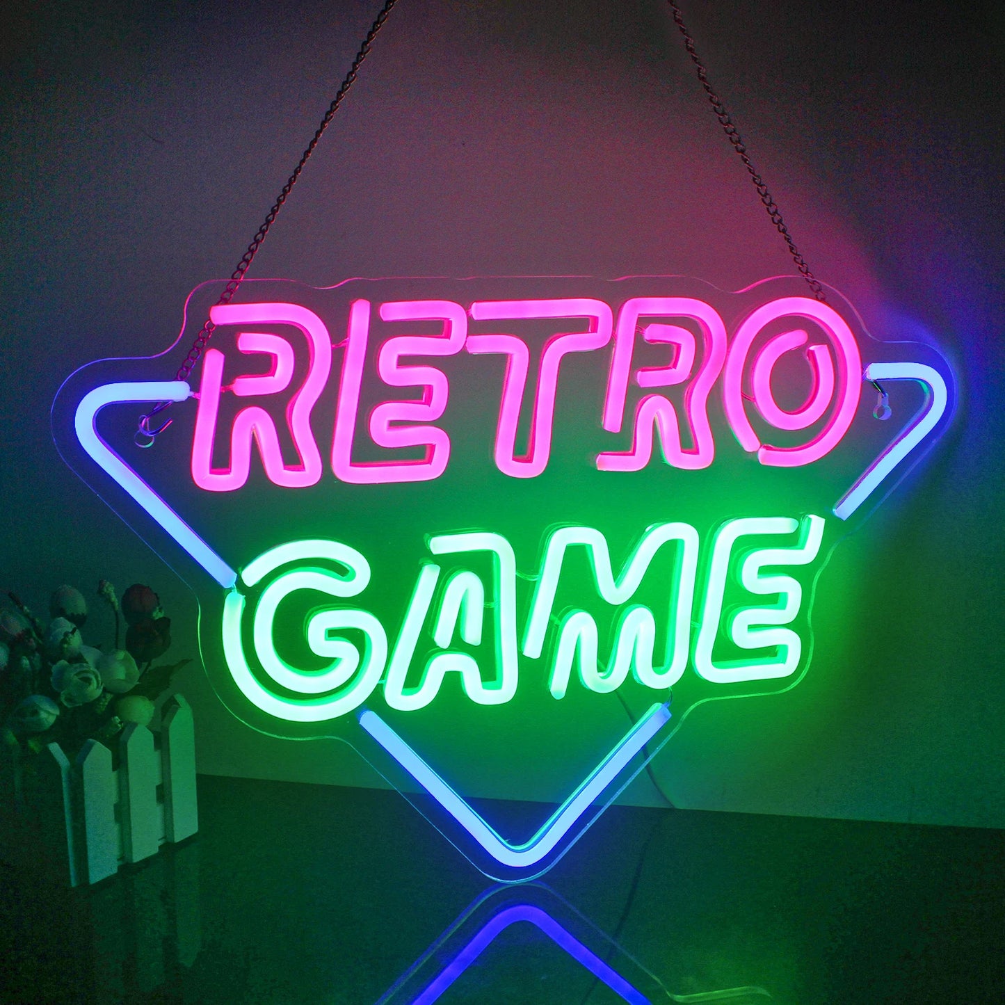 Game Room Neon Sign Led Lights Up Sign Home Gaming Lighting For Men Cave Game Room Party Birthday Bedroom Decoration Light Gifts