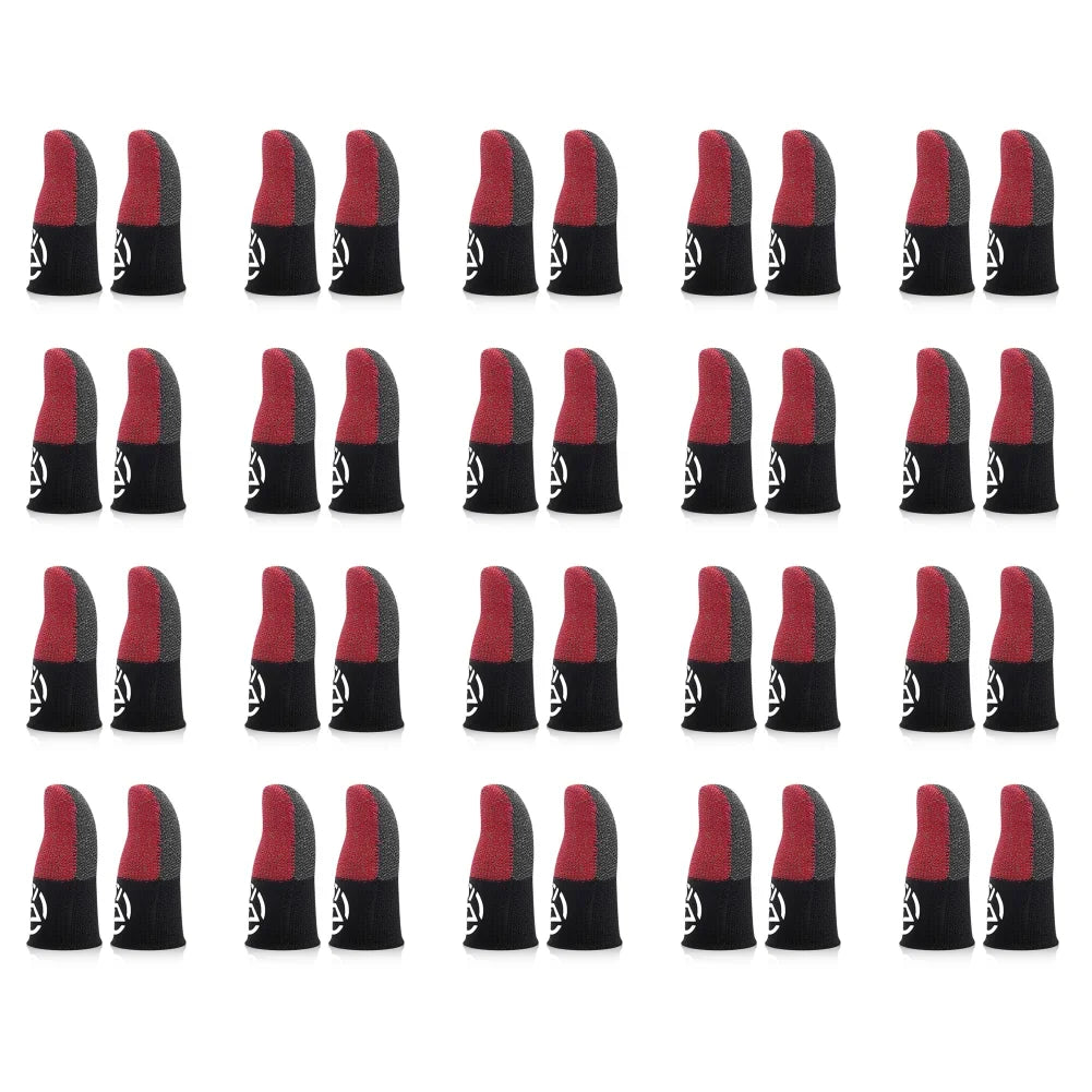 1-20Pairs Mobile Finger Sleeve Breathable Thumb Gloves Sweatproof Anti Slip Touch Screen Controller Finger Cover for PUBG Game